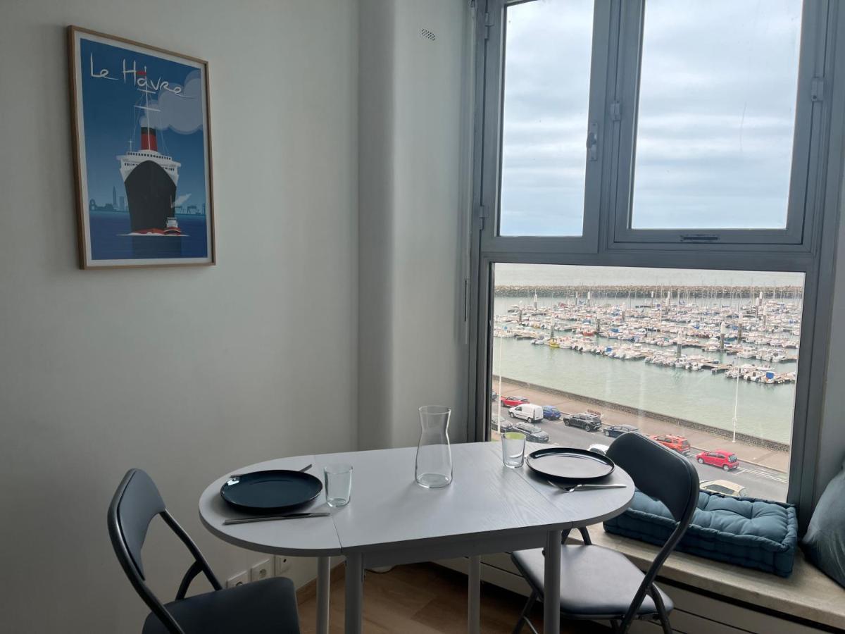 Vivez L'Horizon Sur La Mer - Vue Mer - Plage - Port De Plaisance Le Havre Exterior foto