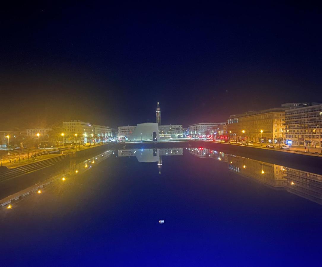Vivez L'Horizon Sur La Mer - Vue Mer - Plage - Port De Plaisance Le Havre Exterior foto